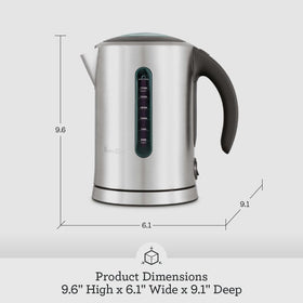 Breville BKE700BSS brushed stainless steel finish adds durable style to any countertop