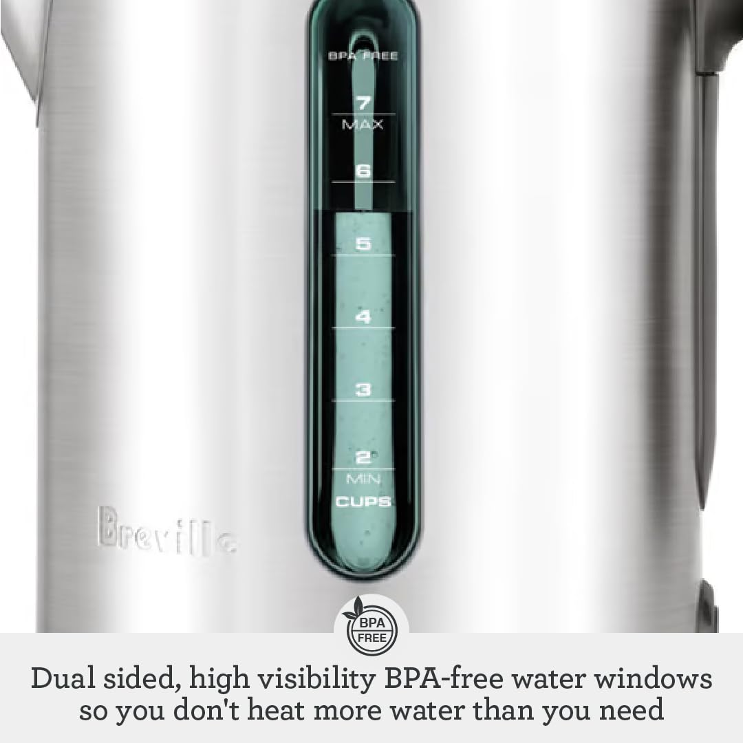 Breville BKE700BSS illuminated power button for quick operation