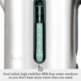 Breville BKE700BSS illuminated power button for quick operation