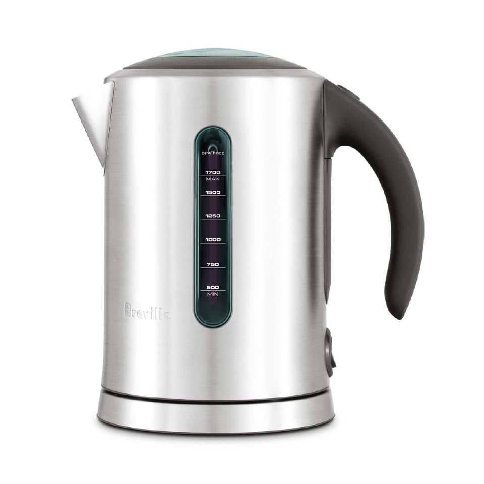 Breville BKE700BSS soft-top kettle handle for controlled, comfortable pouring