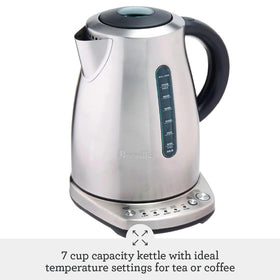 Breville BKE720BSS soft-top lid close-up showing splash-free design