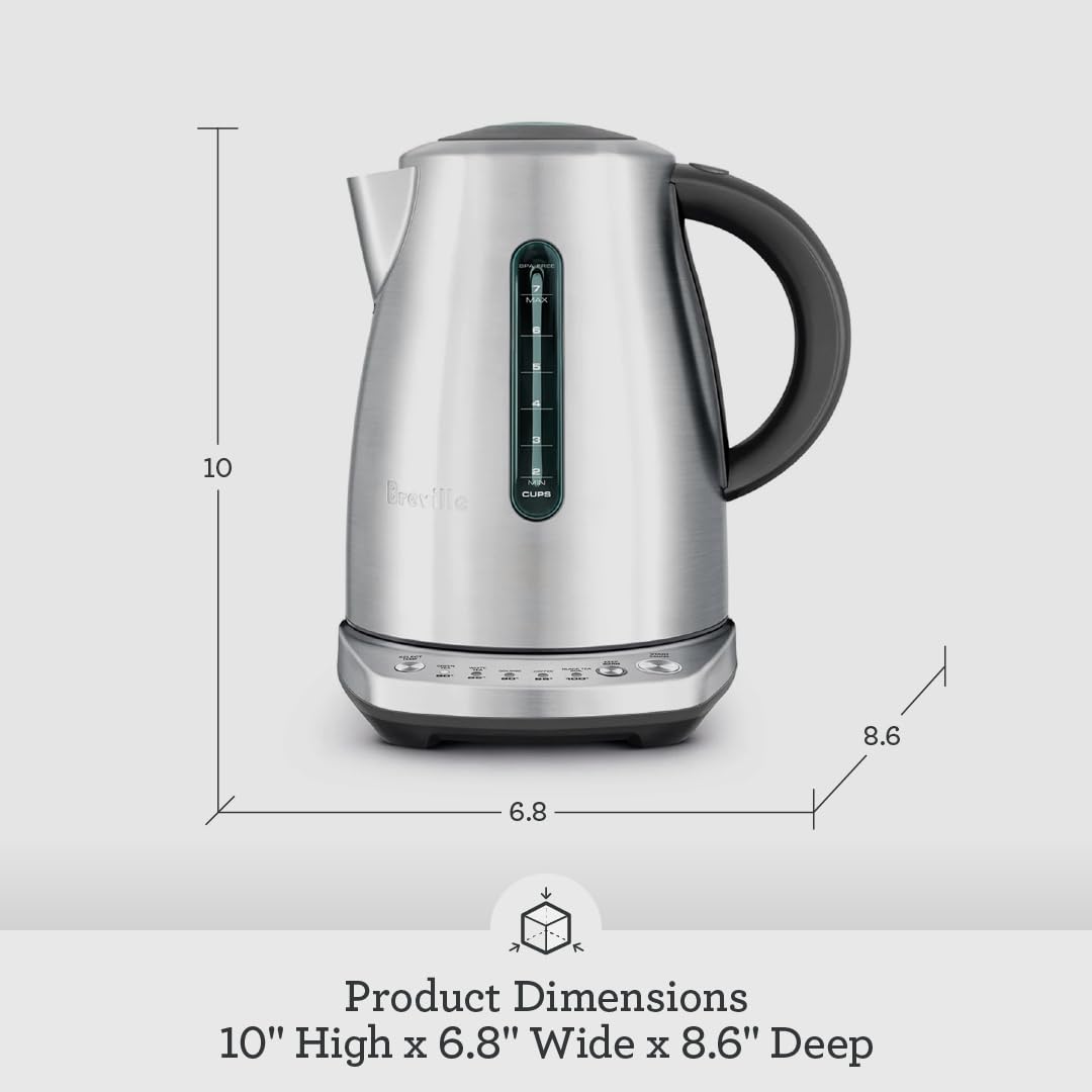 Breville BKE720BSS varietal settings display guides precise brewing