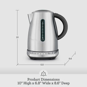 Breville BKE720BSS varietal settings display guides precise brewing