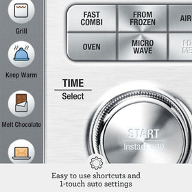 Breville BMO870BSS convection oven function bakes even, golden results across family favorites.
