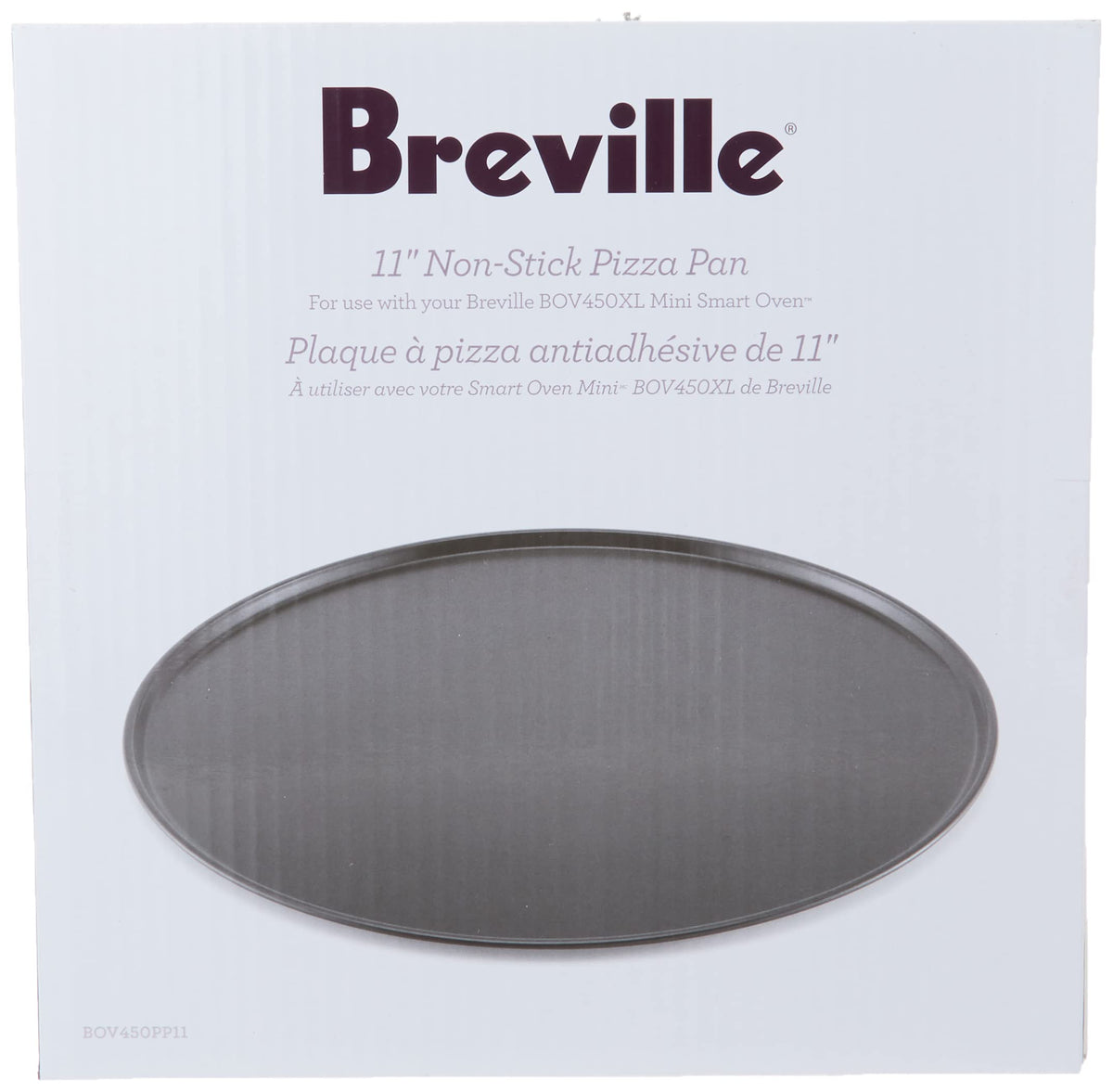 Breville BOV450PP nonstick surface closeup for effortless release and quick cleanup.