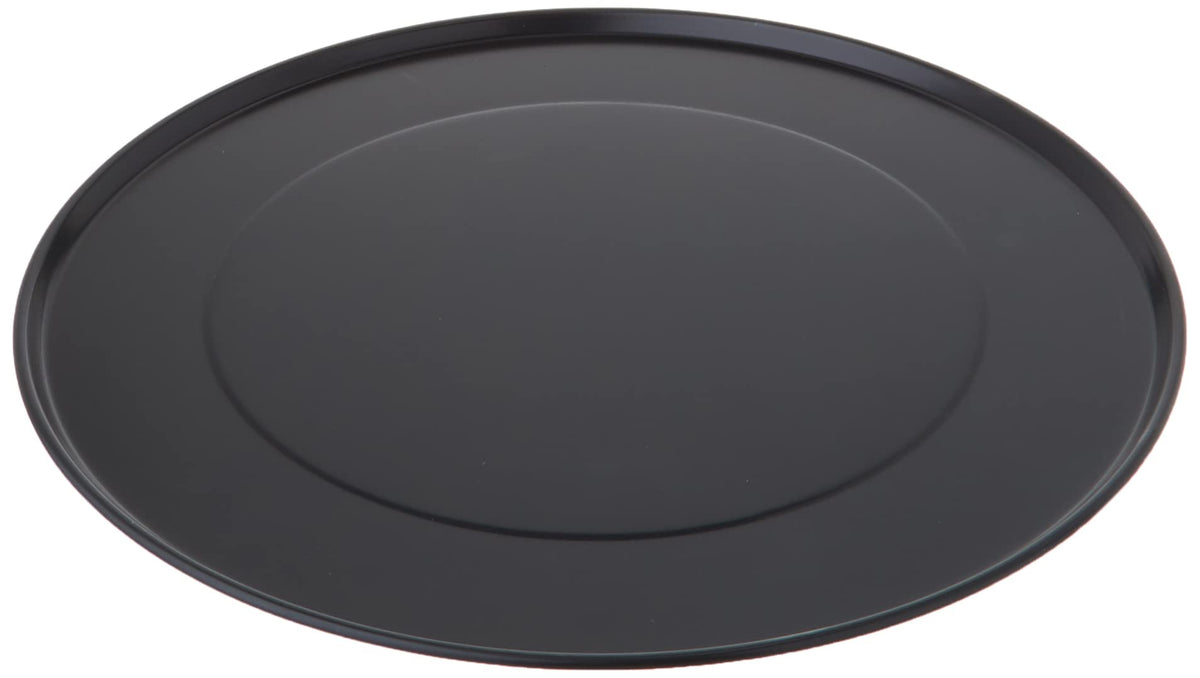 Breville BOV450PP pizza pan 11-inch in use, promoting even heat for crisp crusts.