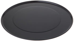 Breville BOV450PP pizza pan 11-inch in use, promoting even heat for crisp crusts.