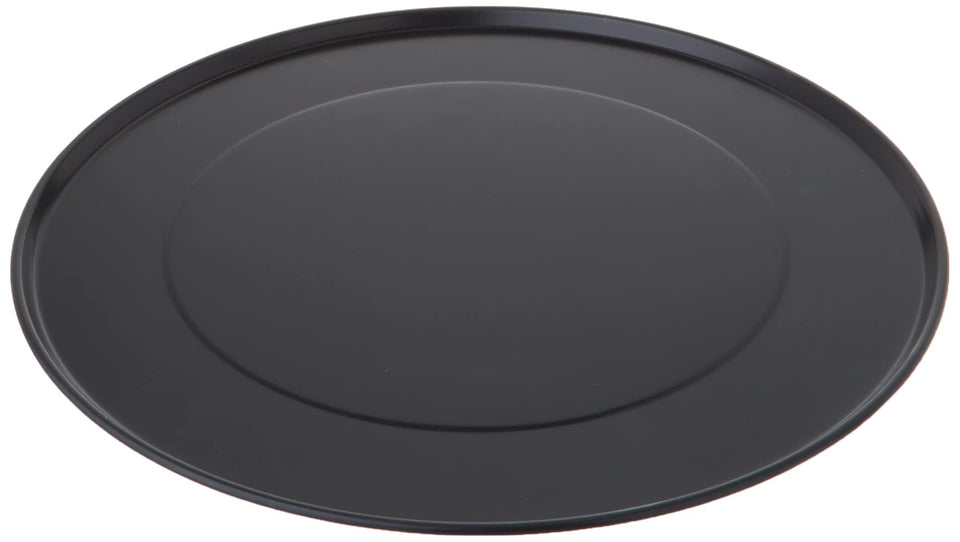 Breville BOV450PP pizza pan 11-inch in use, promoting even heat for crisp crusts.