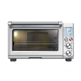 Breville BOV845BSS Smart Oven Pro exterior in brushed stainless for stylish countertop cooking.