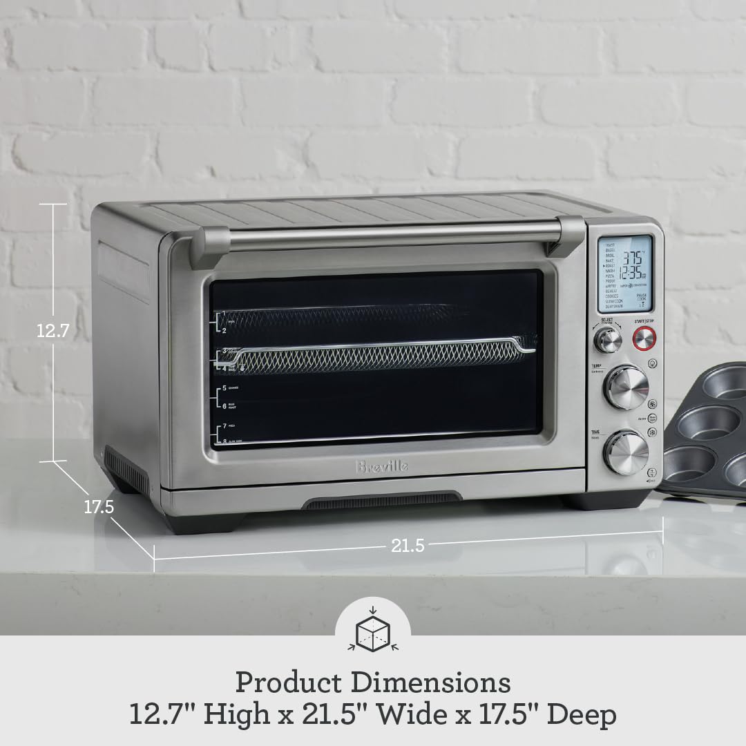Breville BOV900BSS 9x13 pan compatibility demonstrating versatile bake options.