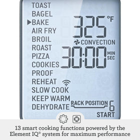 Breville BOV950BSS dehydration presets for fruit and veggie slices