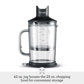 Breville non-scratch base protects cookware during blending