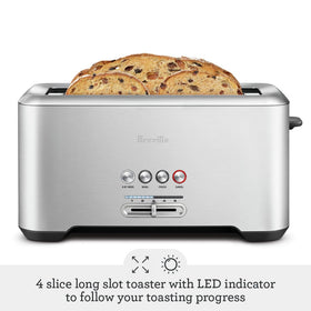 Breville Bit More Toaster LED progress indicator for easy cycle status