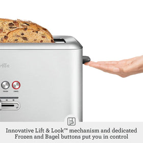 Breville Bit More Toaster wide slots for large artisan bread