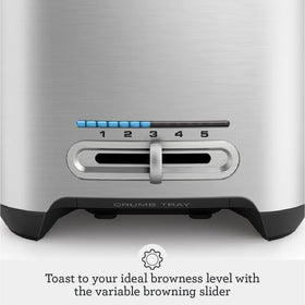 Breville BTA820XL bagel function for evenly toasted bagels.