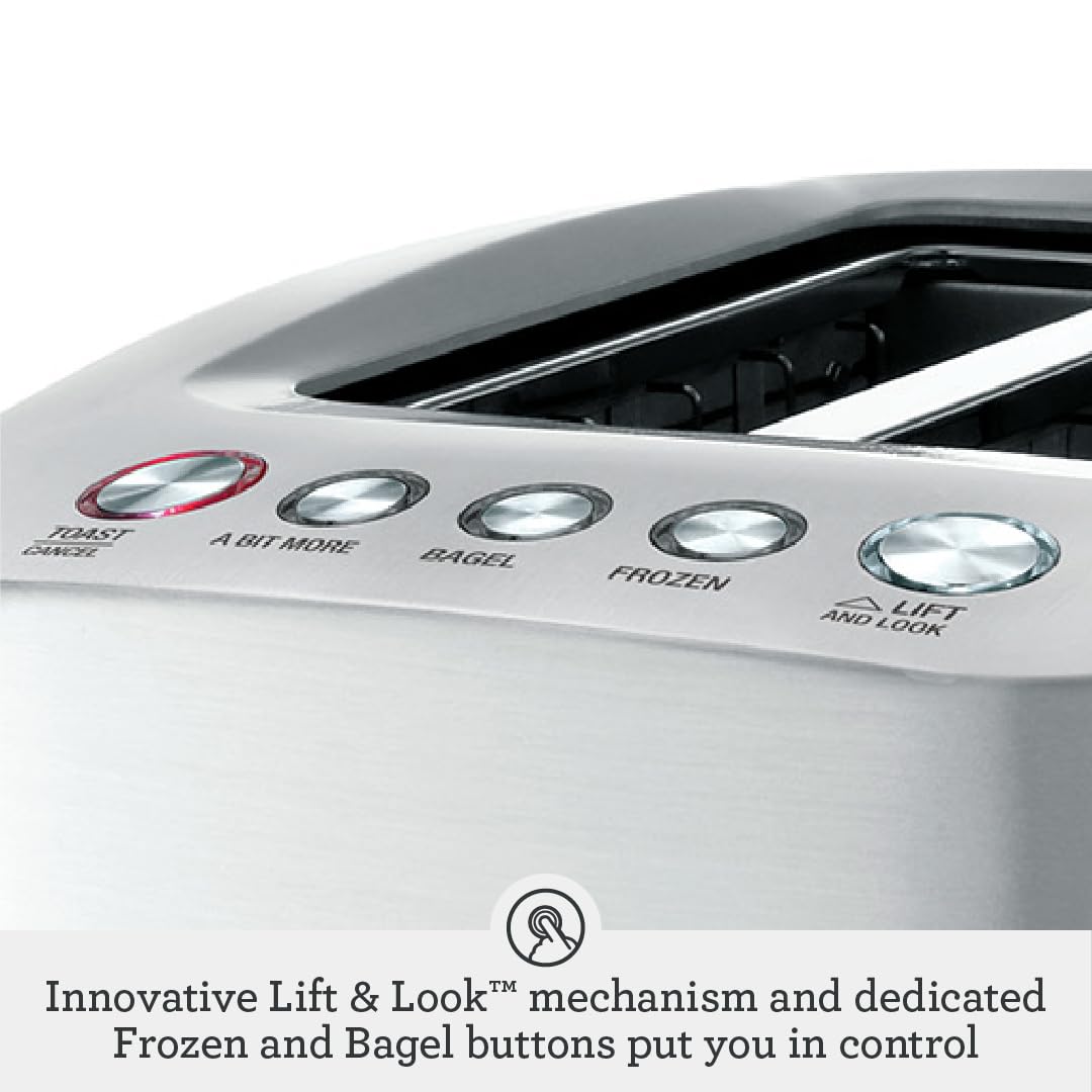 Breville BTA820XL crumb tray accessible for easy cleaning.