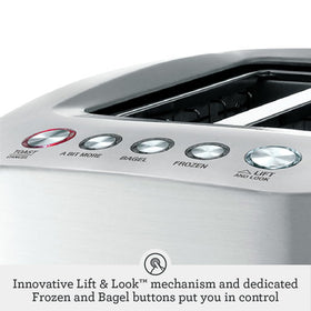 Breville BTA820XL crumb tray accessible for easy cleaning.