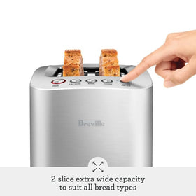 Breville BTA820XL side angle showing compact footprint for small kitchens.