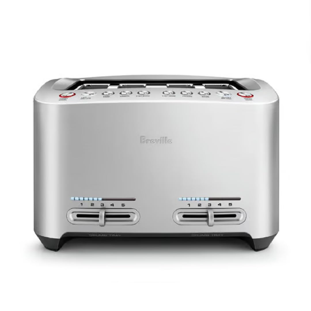 Breville BTA840XL die-cast toaster front view for durable daily use