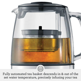 Breville BTM800XL brushed stainless base providing stable brews