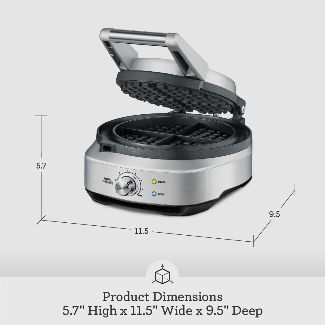 Breville BWM520XL preheated plates deliver even cooking results.