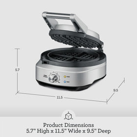 Breville BWM520XL preheated plates deliver even cooking results.