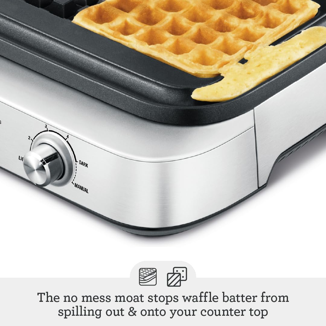 Breville BWM604BSS browning control dial helps you pick your preferred crispness