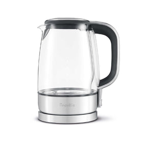 Breville Crystal Clear Kettle BKE595XL overview highlighting glass design for modern kitchens