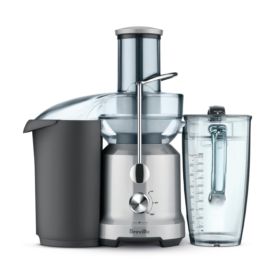 Breville Juice Fountain Cold wide chute for quick prep of whole fruits