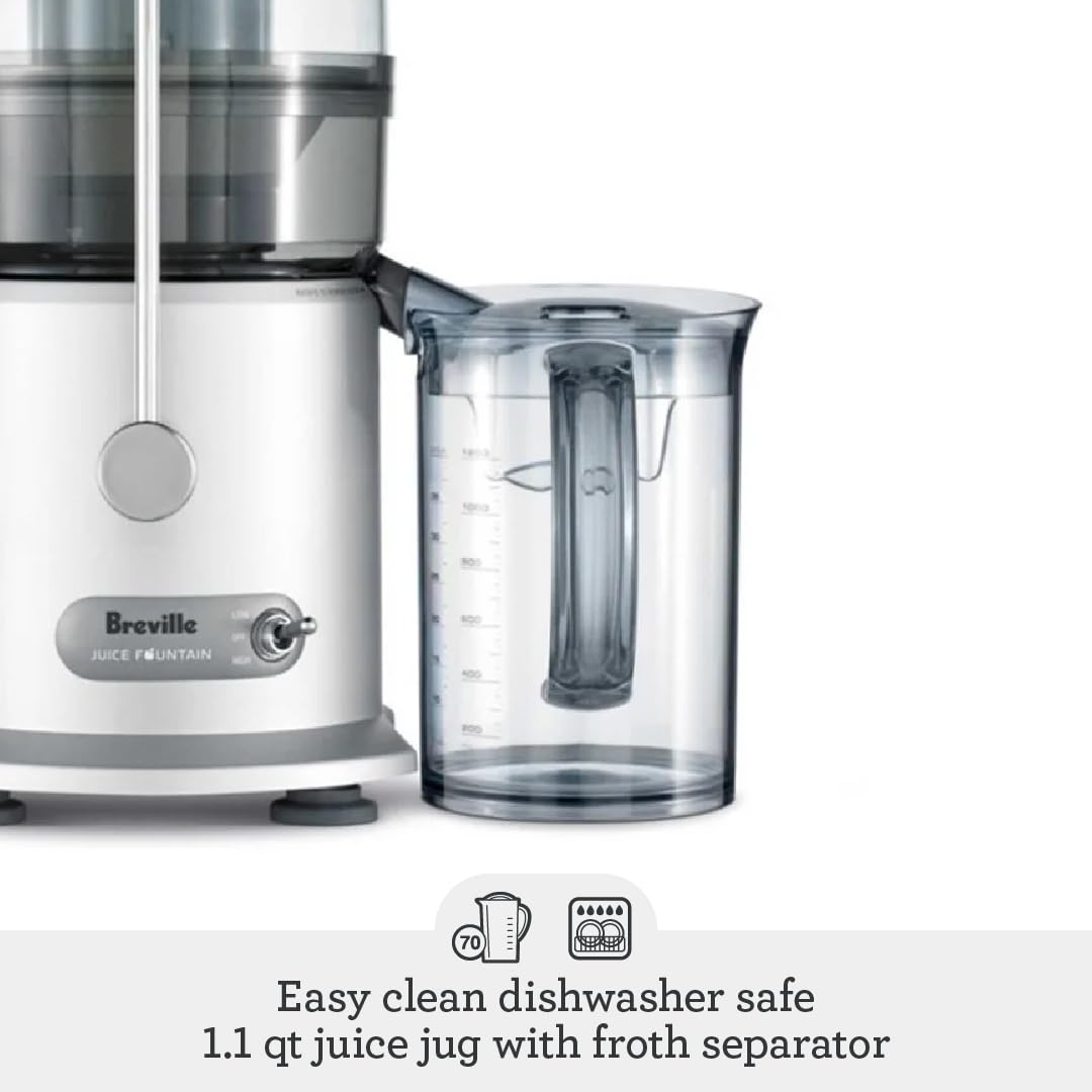 Breville JE98XL juice jug capacity for fresh juice