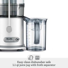 Breville JE98XL juice jug capacity for fresh juice