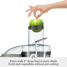 Breville JE98XL detachable pulp container for tidy storage