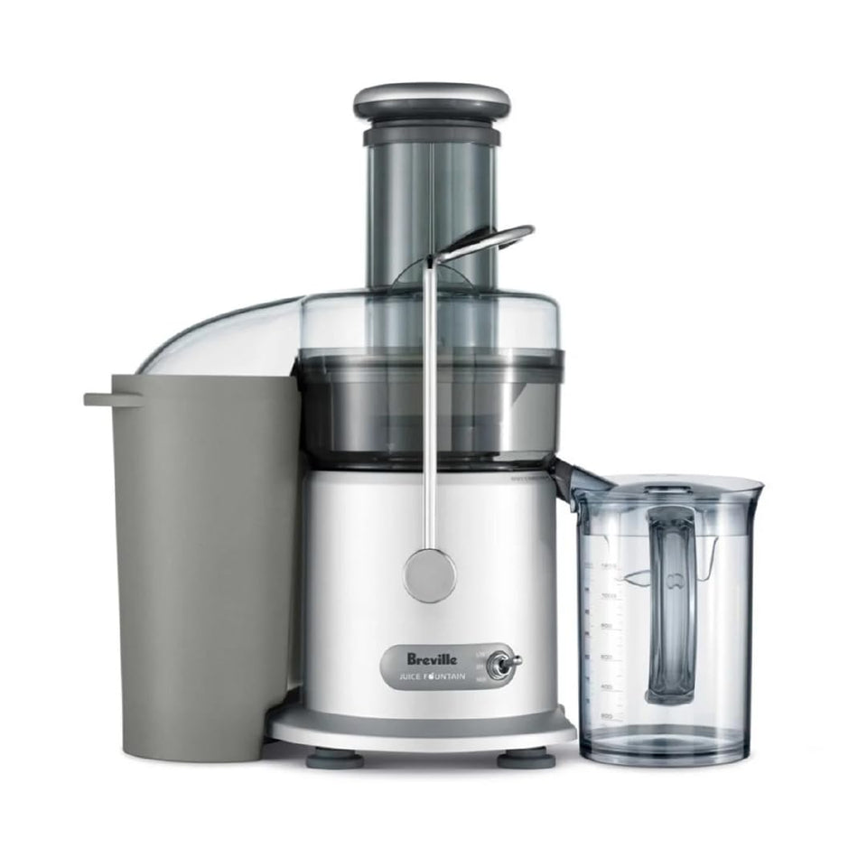 Breville Juice Fountain Plus JE98XL wide chute for fast whole-fruit juicing