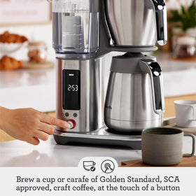 Breville Luxe Drip Coffee Machine cone-filter compatibility preserves fruity notes.