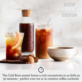 Breville Luxe Drip Coffee Machine flat-bottom filter compatibility enhances flavor range.
