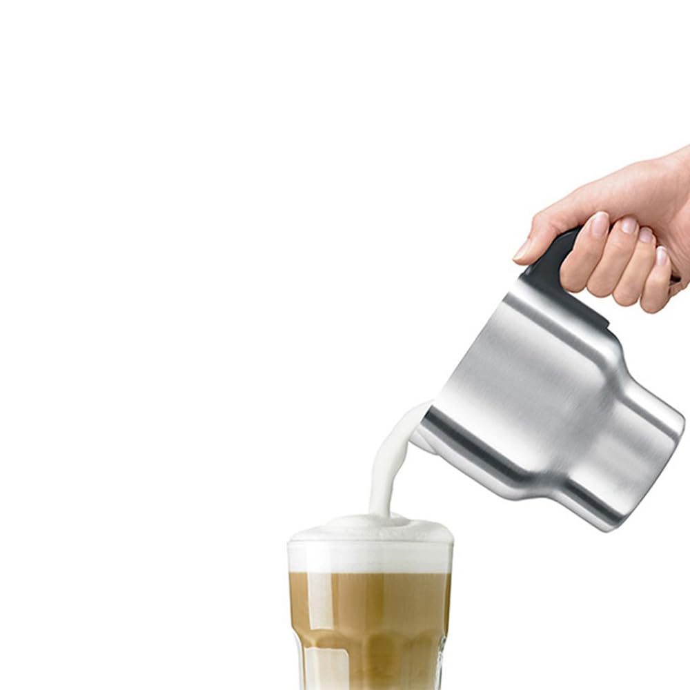 Breville Milk Café frother jug ready for dishwasher cleaning after beverages