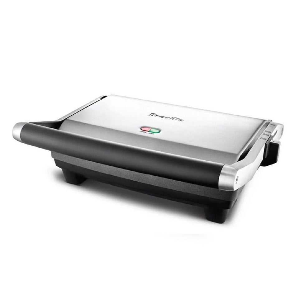 Breville Panini Duo with nonstick plates for even grilling and easy cleanup