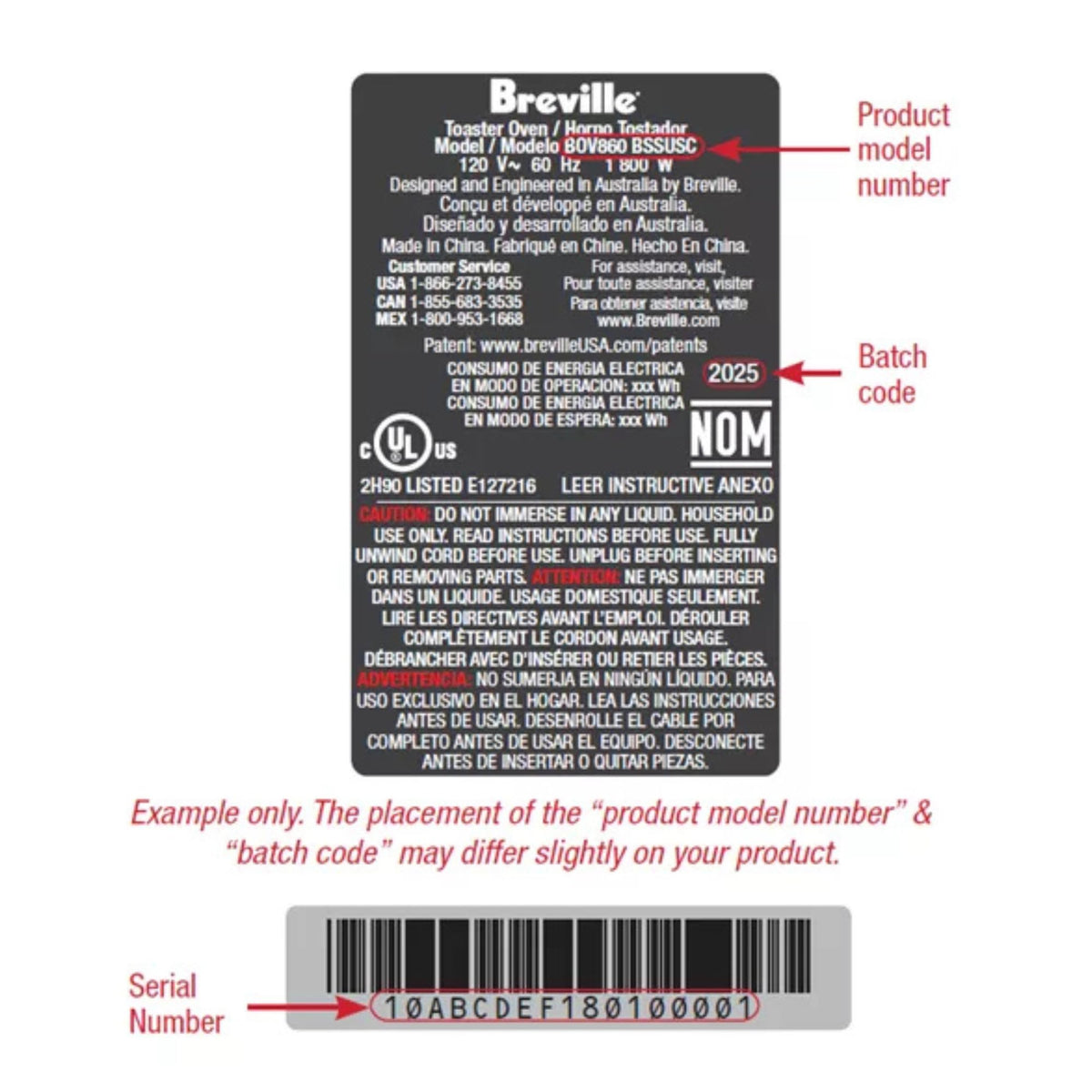 Breville SP0022015 Barista Express-compatible tank shown for easy model compatibility checks