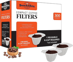 Brew Addicts 300 disposable filters shown to deliver sediment-free coffee for a smoother cup
