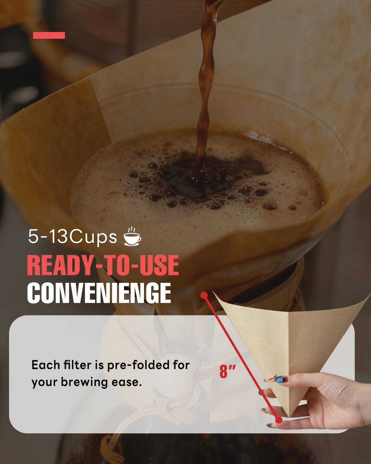 Brew Choice Chemex pour-over compatibility ensures a reliable fit