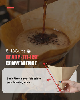 Brew Choice Chemex pour-over compatibility ensures a reliable fit