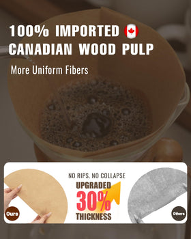 Brew Choice unbleached natural pulp filter, FSC-certified