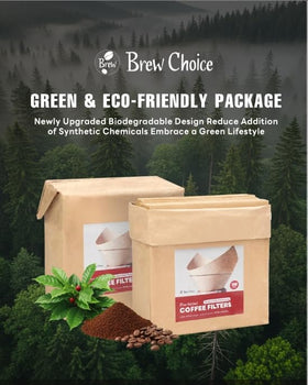 Brew Choice unbleached natural pulp highlights a sustainable, chemical-free filtration option