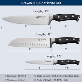 Brewin razor-sharp edge close-up shows edge retention for easy cutting