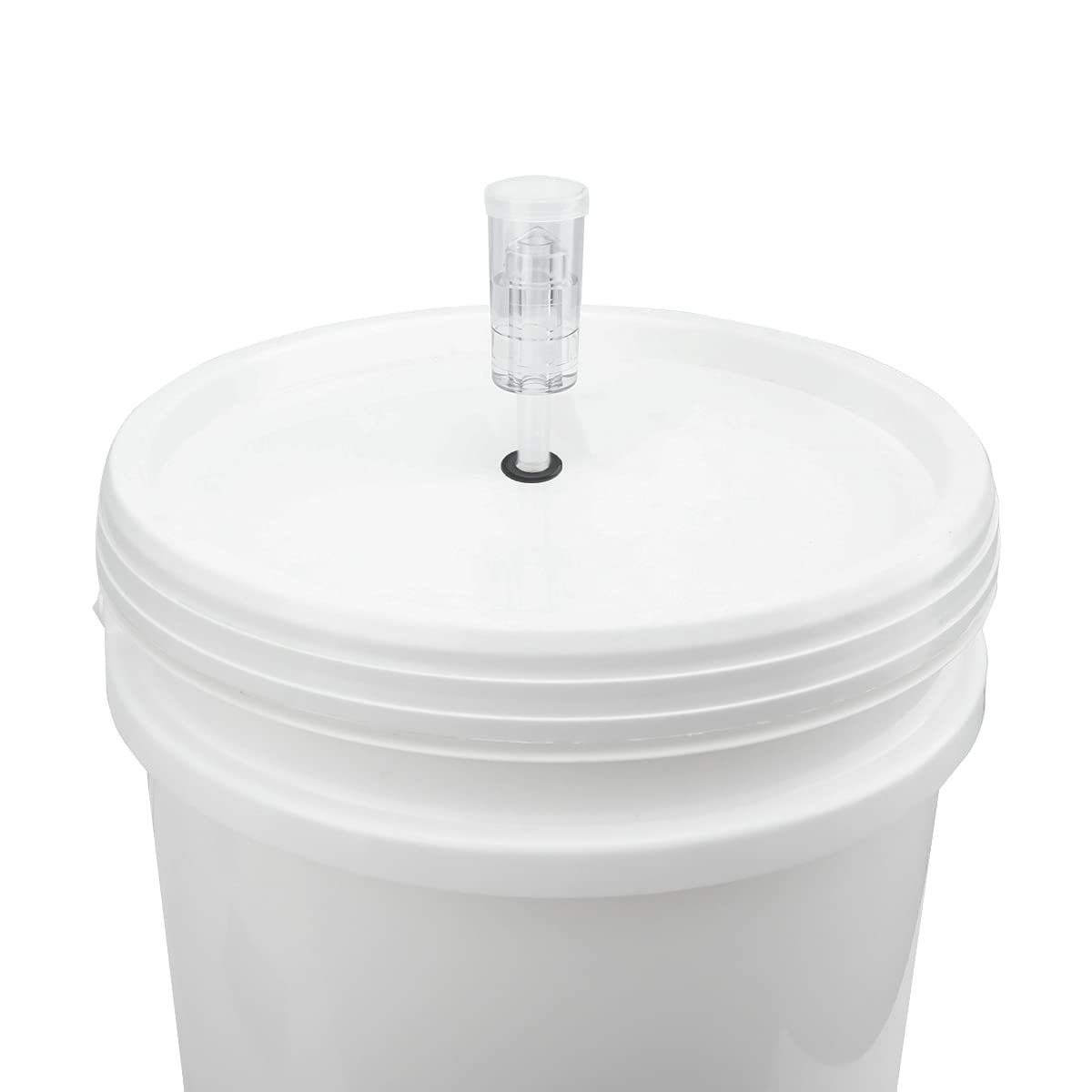 Brewland airlock disassembles for easy cleaning and reuse