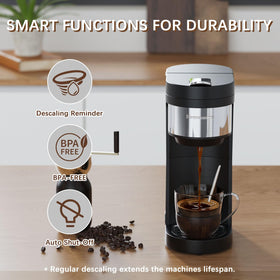Brewmann auto-shut-off feature promoting energy saving after 25 minutes