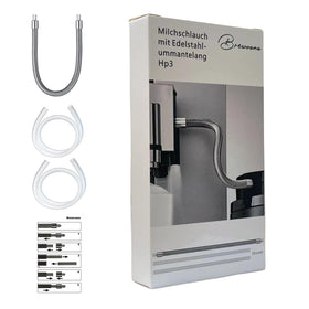 Brewvana HP3 includes two hoses and guidance for regular replacement.
