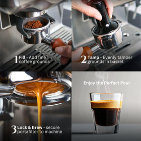 Breysia rosewood handle close-up emphasizing ergonomic grip and heat stability.