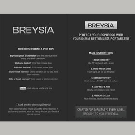 Breysia splash-free open design helps you monitor extraction easily.
