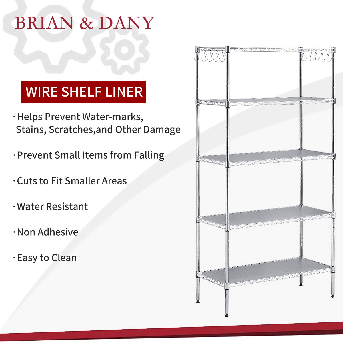 BRIAN AND DANY easy-clean removable liner for quick maintenance